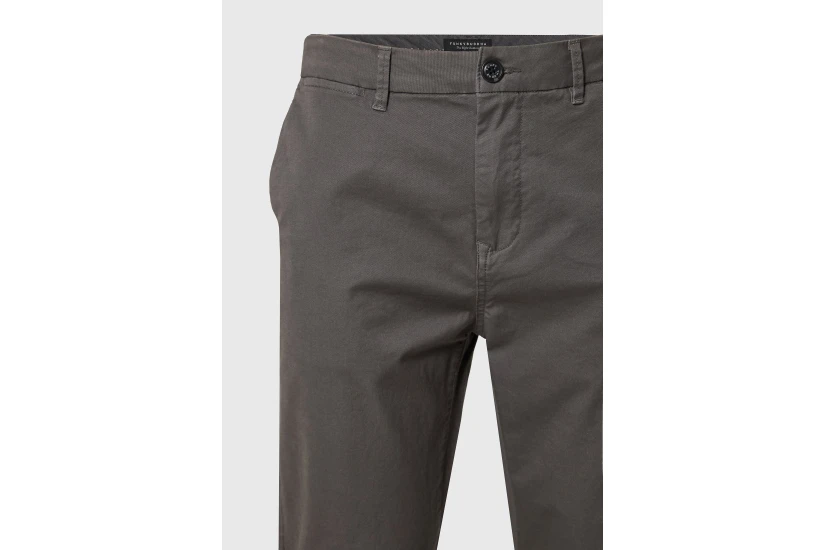 Funky Buddha Ανδρικό Παντελόνι Chino Γκρι Σκούρο