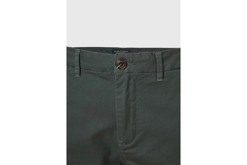 Funky Buddha Ανδρικό Παντελόνι Chino Πράσινο