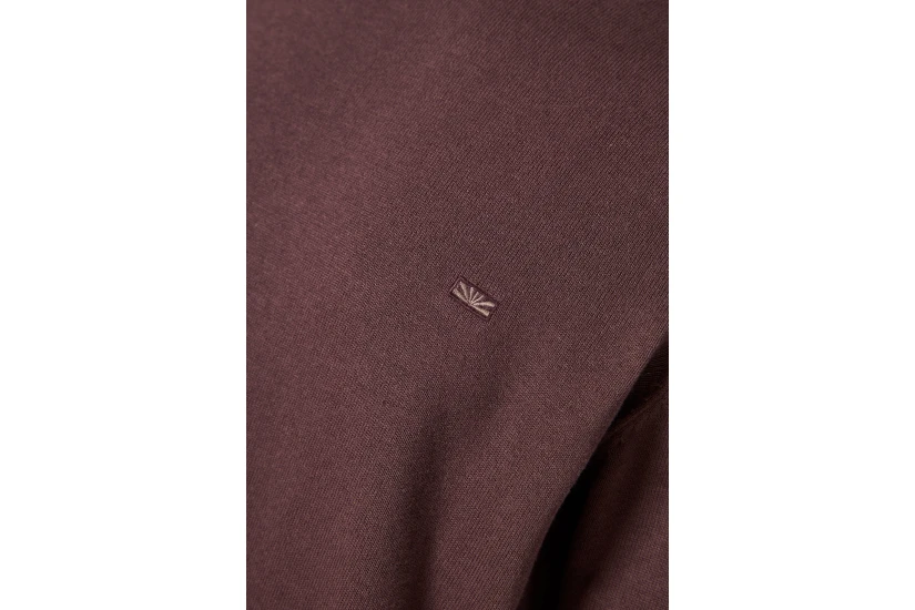 Funky Buddha Ανδρικό Πλεκτό Με Λαιμόκοψη (FBM014-001-09-SHADOW-MAUVE)
