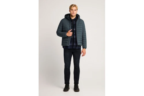 Funky Buddha Ανδρικό Casual Τζάκετ (FBM014-002-01-GREEN-STORM)