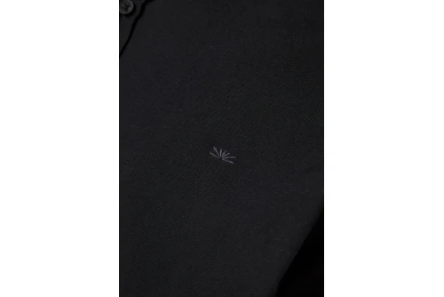 Funky Buddha Ανδρικό Πουκάμισο Basic (FBM014-002-05-BLACK)