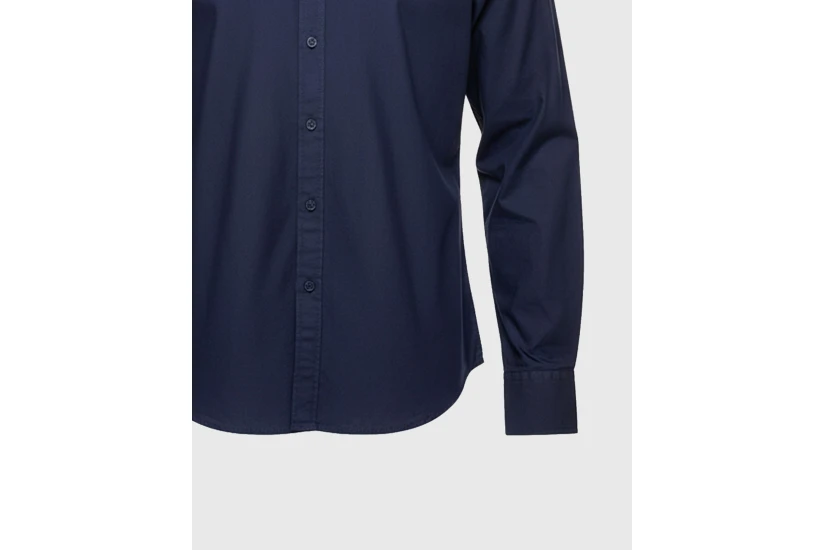 Funky Buddha Ανδρικό Πουκάμισο Basic (FBM014-002-05-NAVY)