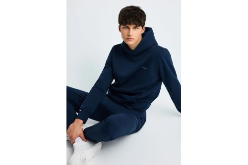 Funky Buddha Ανδρικό Φούτερ Με Κουκούλα (FBM014-002-06-NAVY)