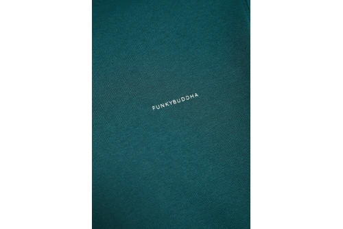 Funky Buddha Ανδρικό Φούτερ Με Κουκούλα (FBM014-002-06-TEAL)