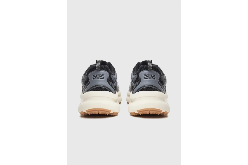 Funky Buddha Ανδρικά Sneakers Γκρι, Μαύρα, Εκρού