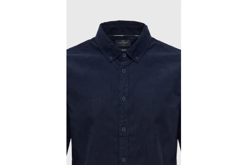 Funky Buddha Ανδρικό Πουκάμισο Basic (FBM014-003-05-NAVY)