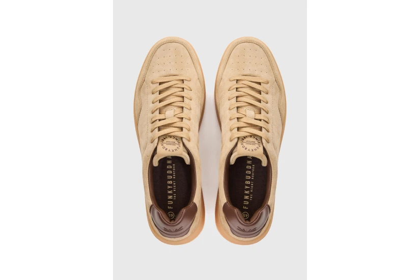 Funky Buddha Ανδρικά Sneakers Εκρού