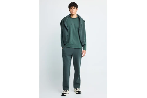 Funky Buddha Ανδρική Μπλούζα Με Μακρύ Μανίκι (FBM014-005-07-GREEN-STORM)