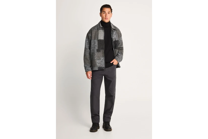 Funky Buddha Ανδρικό Παντελόνι Casual (FBM014-006-02-ANTHRACITE)