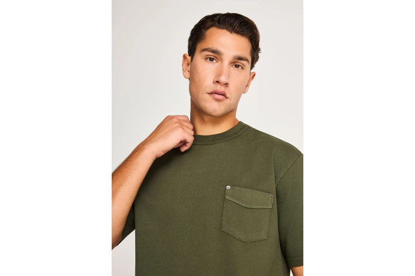 Funky Buddha Ανδρική Μπλούζα Με Κοντό Μανίκι Basic (FBM014-008-04-NEW-FOREST)