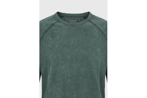 Funky Buddha Ανδρική Μπλούζα Με Μακρύ Μανίκι (FBM014-008-07-GREEN-STORM)
