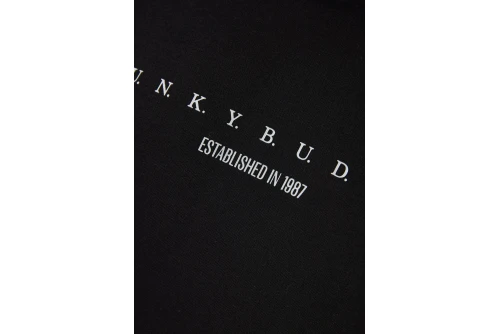 Funky Buddha Ανδρικό Φούτερ Με Κουκούλα (FBM014-009-06-BLACK)