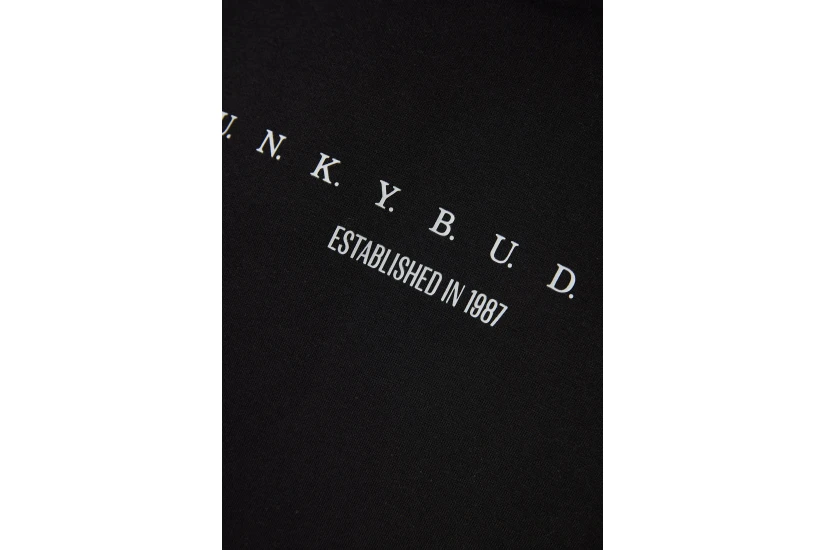 Funky Buddha Ανδρικό Φούτερ Με Κουκούλα (FBM014-009-06-BLACK)