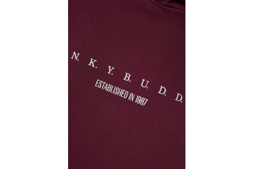 Funky Buddha Ανδρικό Φούτερ Με Κουκούλα (FBM014-009-06-PLUM)