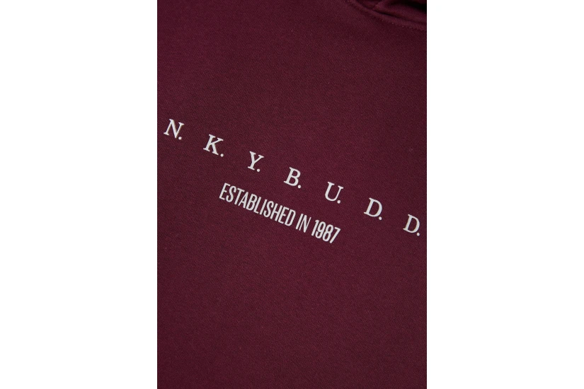 Funky Buddha Ανδρικό Φούτερ Με Κουκούλα (FBM014-009-06-PLUM)
