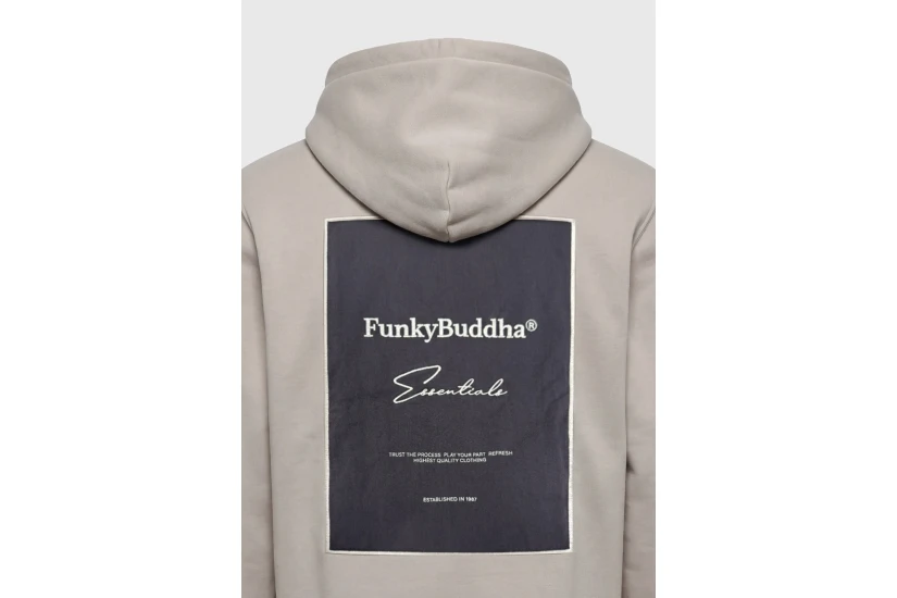 Funky Buddha Ανδρικό Φούτερ με Κουκούλα