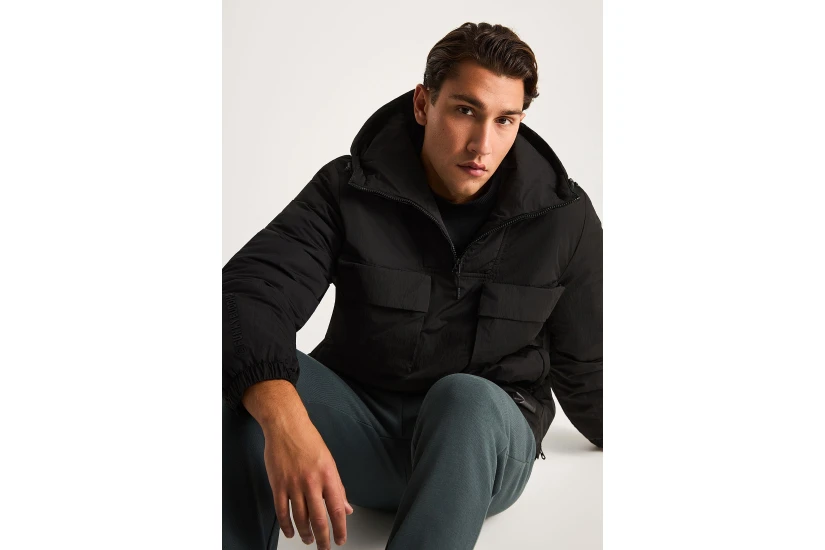 Funky Buddha Ανδρικό Casual Τζάκετ (FBM014-012-01-BLACK)