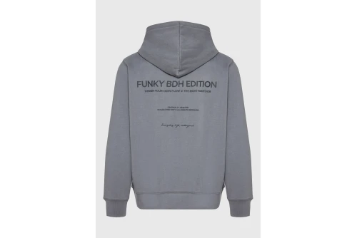 Funky Buddha Graphic Print Hoodie Ανδρικό (FBM014-013-06-ELEPHANT)