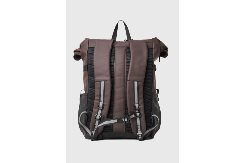 Funky Buddha Ανδρικό Backpack Καφέ, Μαύρο