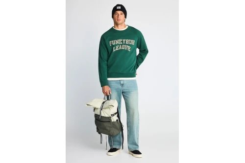 Funky Buddha Ανδρικό Σακίδιο Πλάτης (FBM014-013-10-GREEN-STORM)