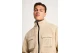 Funky Buddha Ανδρικό Fleece Μπουφάν Sherpa Μπεζ