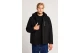 Funky Buddha Ανδρικό Μπουφάν Softshell με Κουκούλα Μαύρο