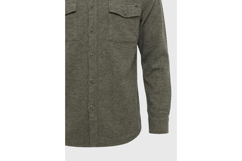 Funky Buddha Ανδρικό Πουκάμισο Casual (FBM014-021-05-DUSTY-OLIVE)