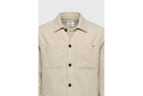 Funky Buddha Cotton Corduroy Πουκάμισο Μακρυμάνικο Ανδρικό (FBM014-035-05-FOG)