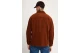 Funky Buddha Cotton Corduroy Ανδρικό Μακρυμάνικο Πουκάμισο Καφέ