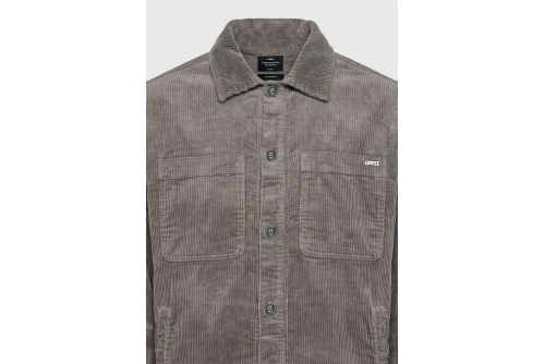 Funky Buddha Cotton Corduroy Πουκάμισο Μακρυμάνικο Ανδρικό (FBM014-035-05-MOON-MIST)