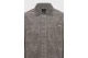 Funky Buddha Cotton Corduroy Ανδρικό Μακρυμάνικο Πουκάμισο Γκρι Σκούρο
