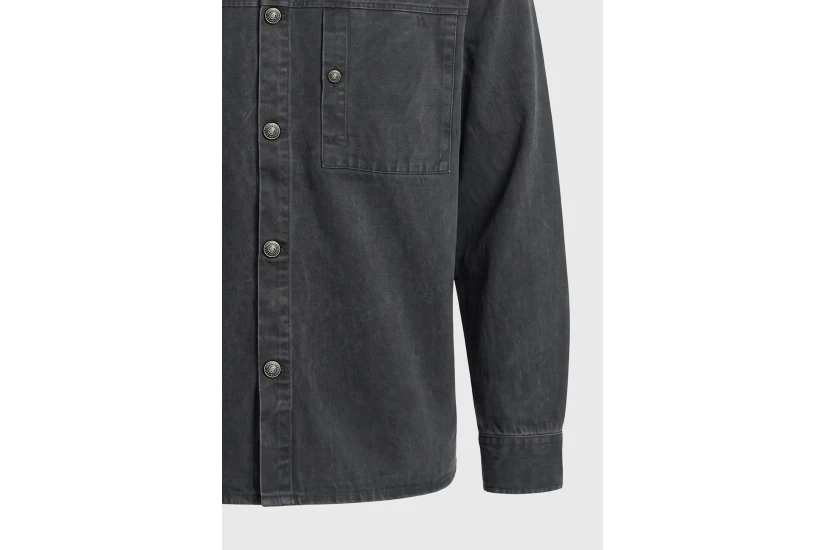 Funky Buddha Ανδρικό Πουκάμισο Casual (FBM014-038-05-ANTHRACITE)