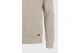 Funky Buddha Chenille Πουλόβερ Με Φερμουάρ Ανδρικό (FBM014-046-09-CHALK)
