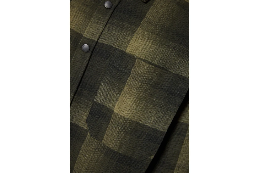 Funky Buddha Ανδρικό Πουκάμισο Καρό (FBM014-049-05-KHAKI)