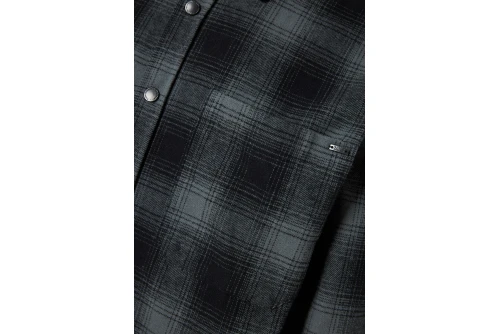 Funky Buddha Ανδρικό Πουκάμισο Καρό (FBM014-050-05-ANTHRACITE)