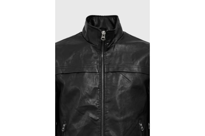Funky Buddha Ανδρικό Τζάκετ Casual (FBM014-069-01-BLACK)