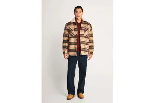 Funky Buddha Plaid Jacket Ανδρικό (FBM014-070-01-PAPYRUS)