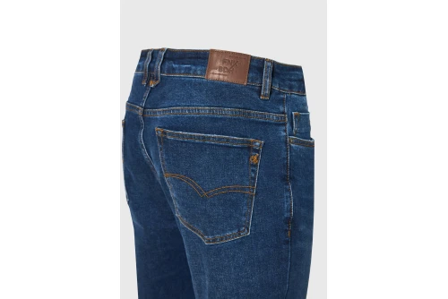 Funky Buddha Ανδρικό Τζιν Παντελόνι Tapered Fit (FBM014-072-02-MD-BLUE)