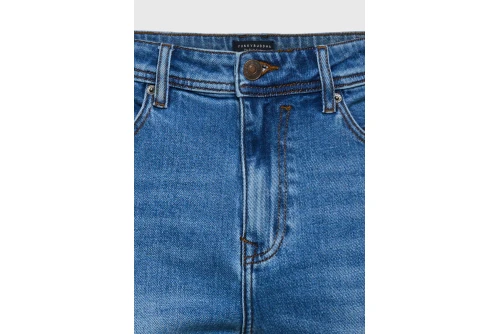 Funky Buddha Ανδρικό Τζιν Παντελόνι Slim Fit (FBM014-076-02-MD-BLUE)