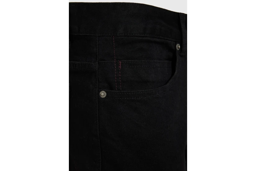 Funky Buddha Tapered Fit Ανδρικό Παντελόνι Τζιν Μαύρο