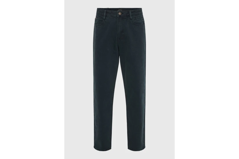 Funky Buddha Ανδρικό Τζιν Παντελόνι Loose Fit (FBM014-088-02-BLACK)