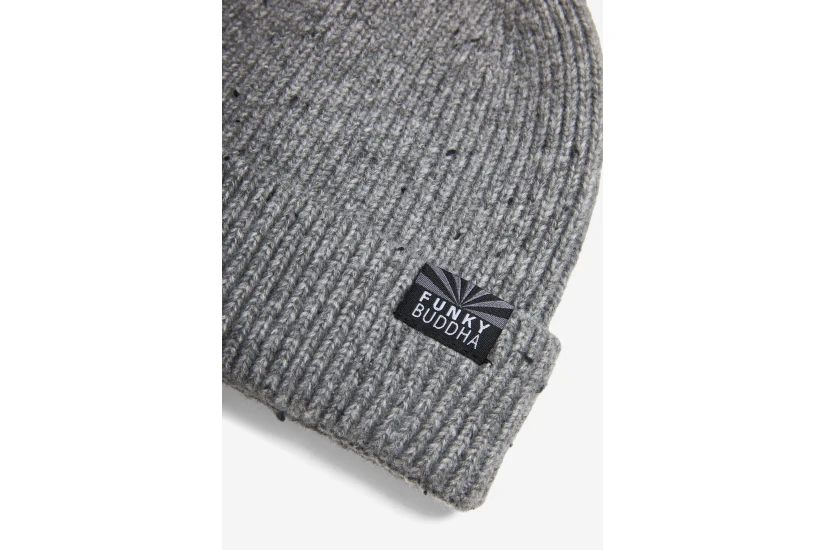 Funky Buddha Ανδρικός Σκούφος (FBM014-098-10-ANTHRACITE)
