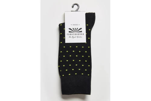 Funky Buddha Ανδρικές Κάλτσες (FBM014-376-10-BLACK)