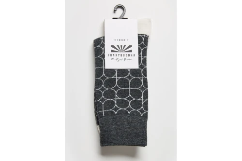Funky Buddha Ανδρικές Κάλτσες (FBM014-377-10-DK-GREY)