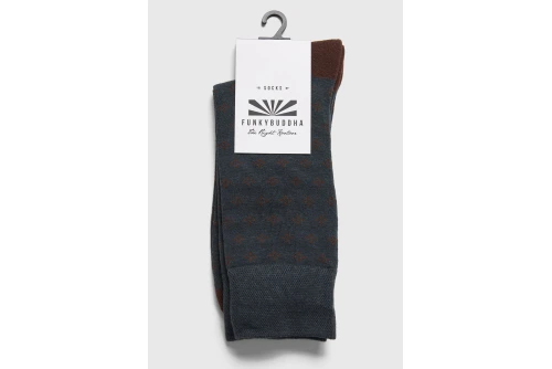 Funky Buddha Ανδρικές Κάλτσες (FBM014-378-10-DUSTY-OLIVE)