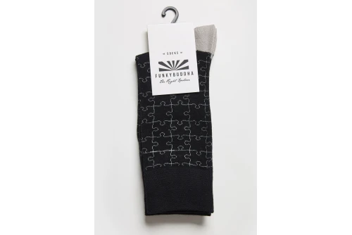 Funky Buddha Ανδρικές Κάλτσες (FBM014-383-10-BLACK)