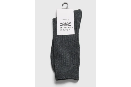 Funky Buddha Ανδρικές Κάλτσες (FBM014-387-10-STEEL-GREY)