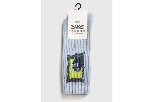 Funky Buddha Ανδρικές Κάλτσες (FBM014-390-10-GREY)