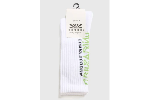 Funky Buddha Ανδρικές Κάλτσες (FBM014-391-10-WHITE)