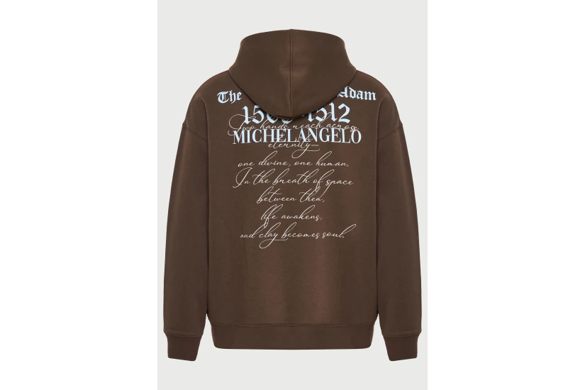 Funky Buddha X Apoh London The Creation Of Adam Hoodie Ανδρικό (FBU014-603-06-COFFEE-BEAN)